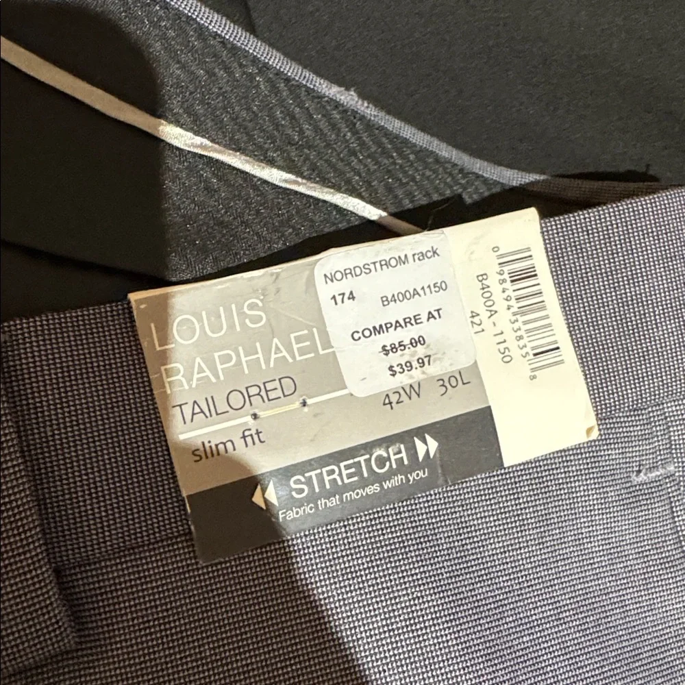 Louis Raphael slim fit  color steel gray 
Wehilion dress slacks color black - Picture 4 of 5